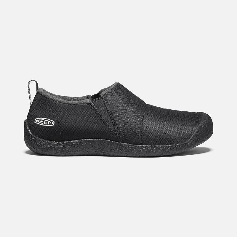 Keen Howser II Hausschuhe Herren DE-27163 Triple Black - Keen Herrenschuhe Schwarz